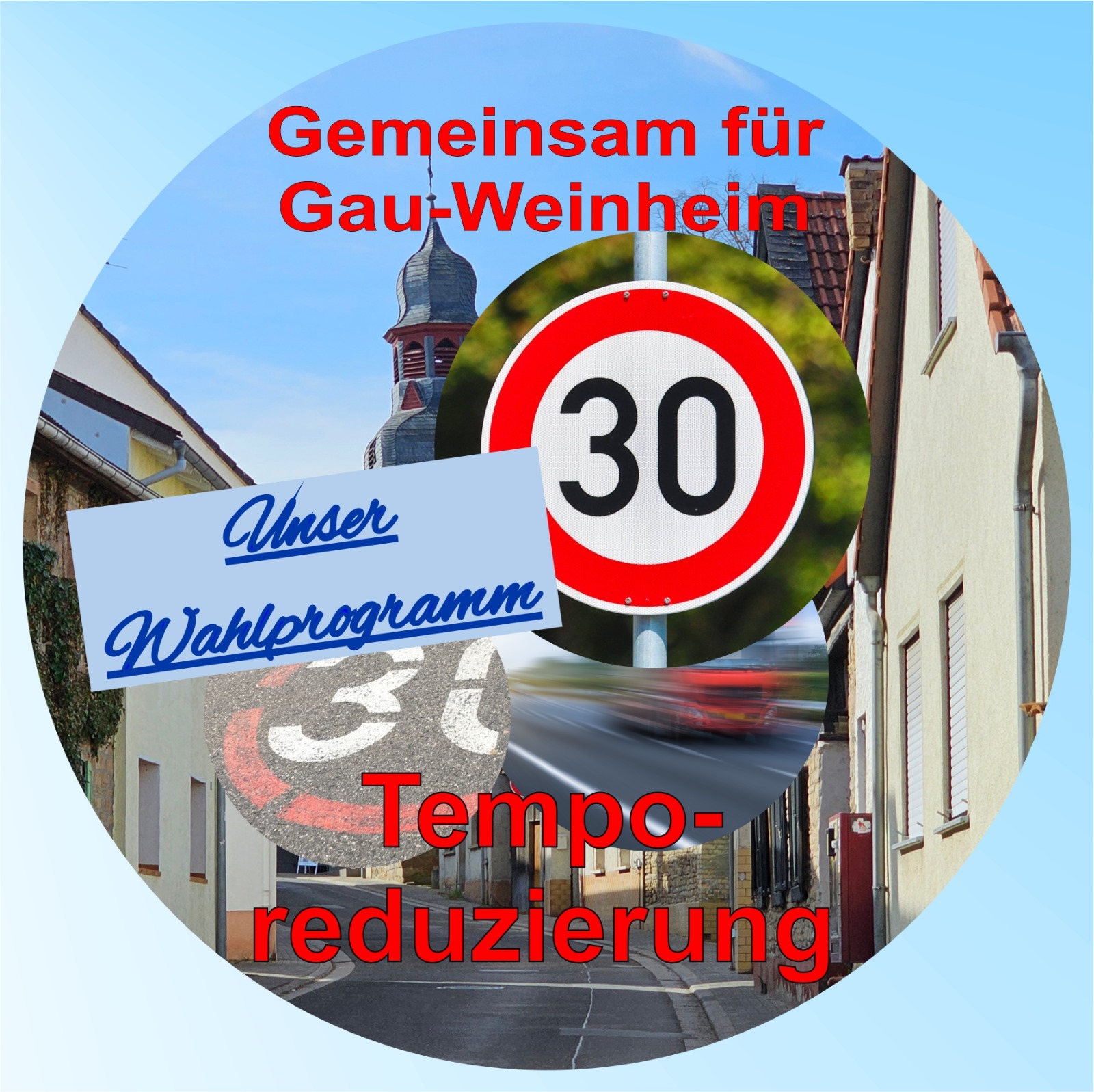 Temporeduzierung im Ortsinneren (30km/h)